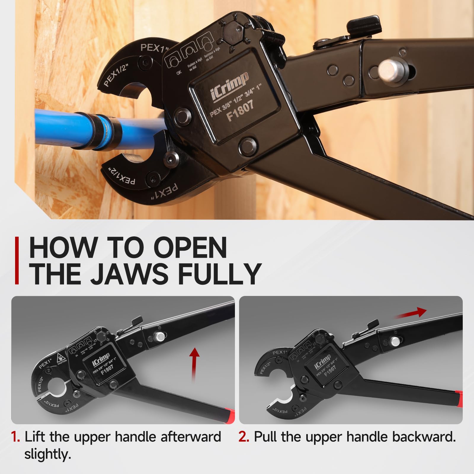 Copper ring removal tool from IWISS prevents fitting damage