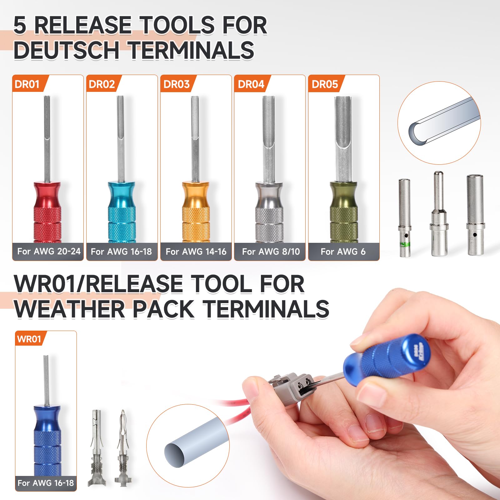 IWD-series crimpers delivering precise terminals for Deutsch DT family installations.