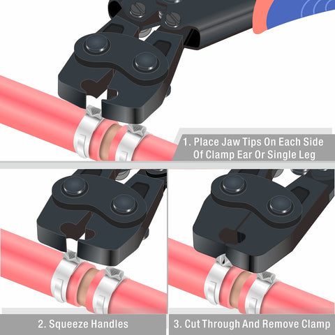 ICP-PC01 cutting action delivers high mechanical advantage for safer, easier clamp salvage.