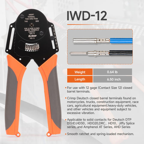 IWISS iCrimp 8-impression dial enables consistent terminal crimps