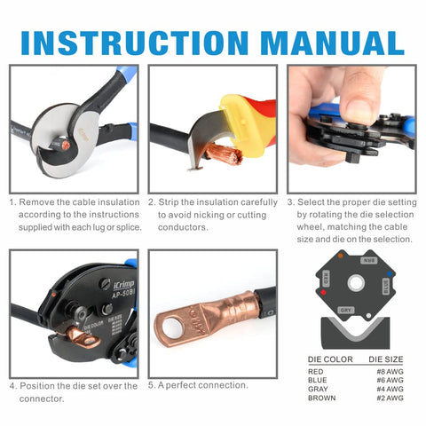 Ergonomic comfort grip handles on IWISS AP-50BI reduce user fatigue