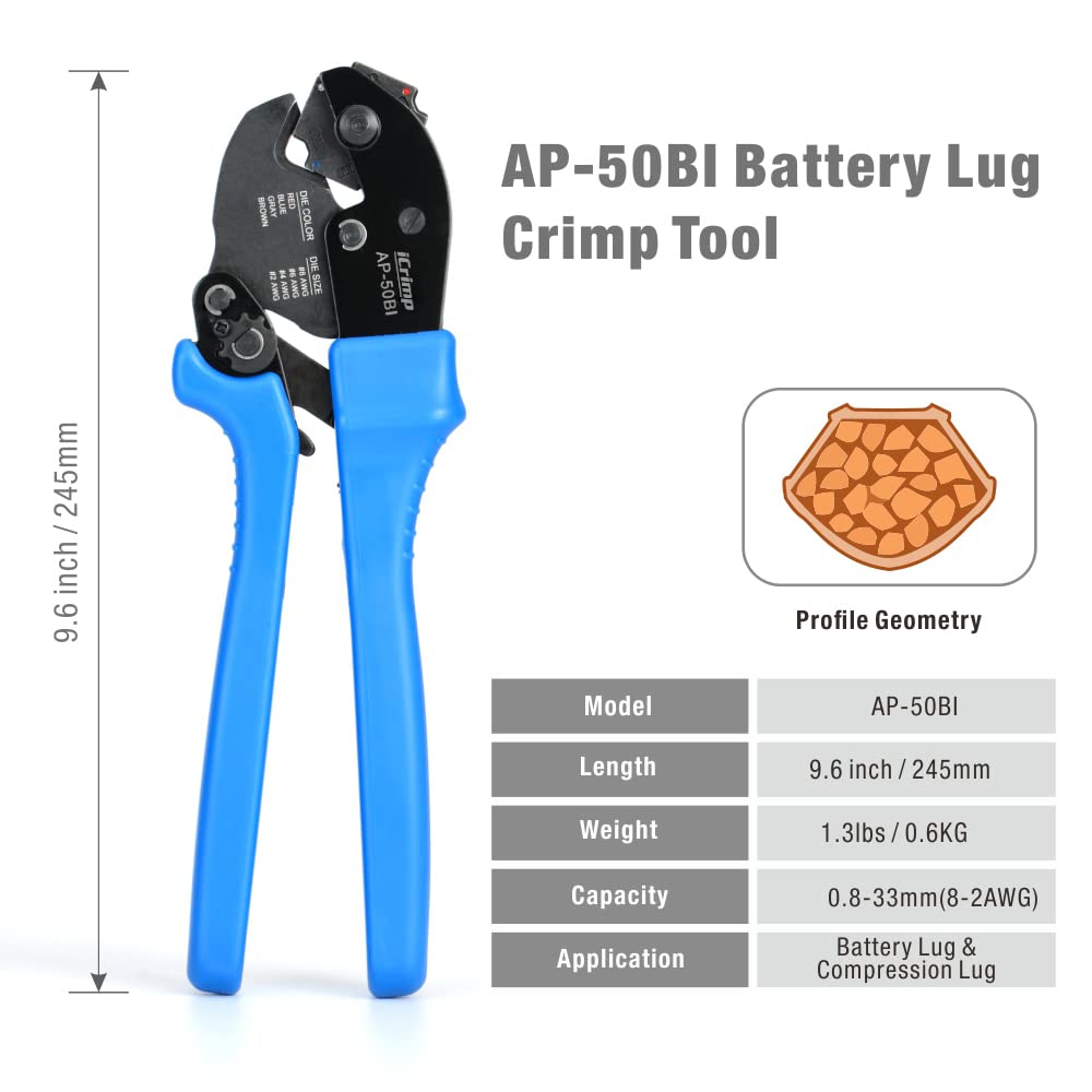 IWISS AP-50BI rotary die set enables quick one-hand changes for faster terminations