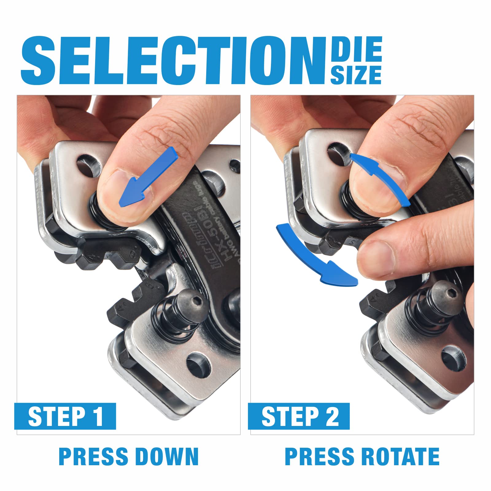 IWISS iCrimp suited for automatic electronics and heavy-duty lug crimps