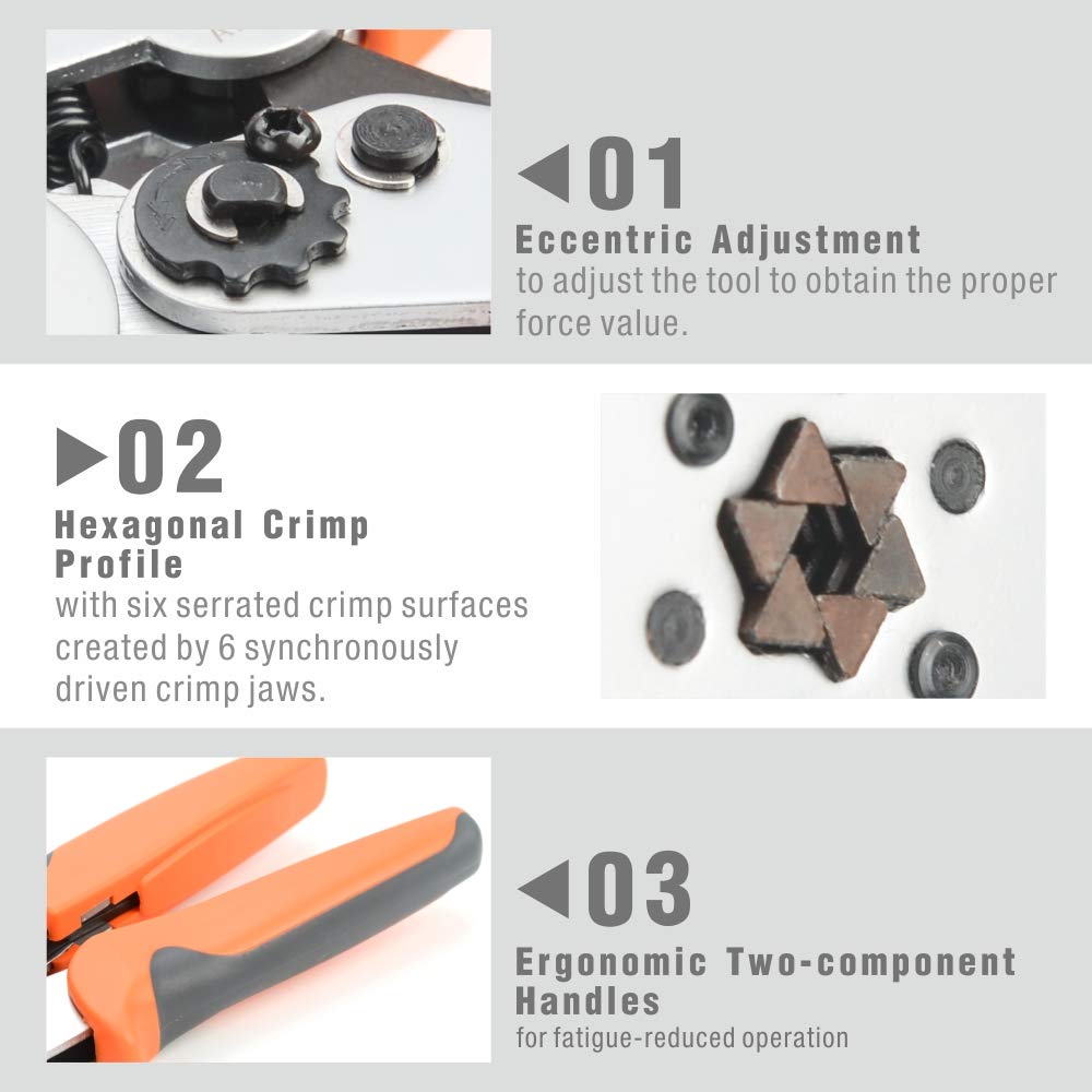 IWISS iCrimp ferrule crimp demonstrates bootlace ferrule protection.