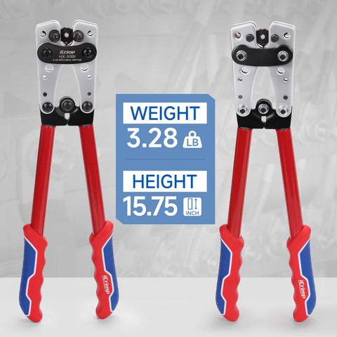 IWISS iCrimp carbon steel body for long-lasting use