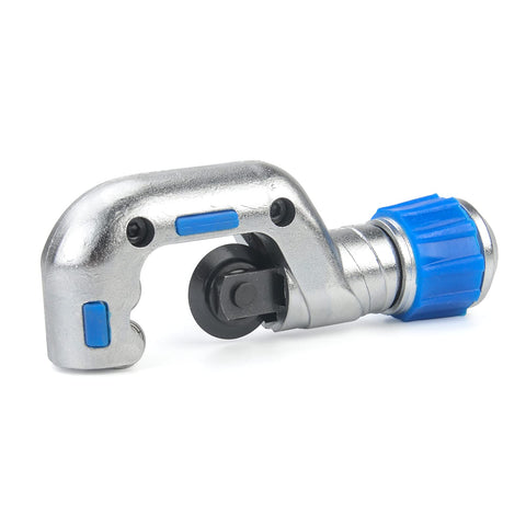 IWISS iCrimp copper tubing cutter front view; durable aluminum body for clean cuts.