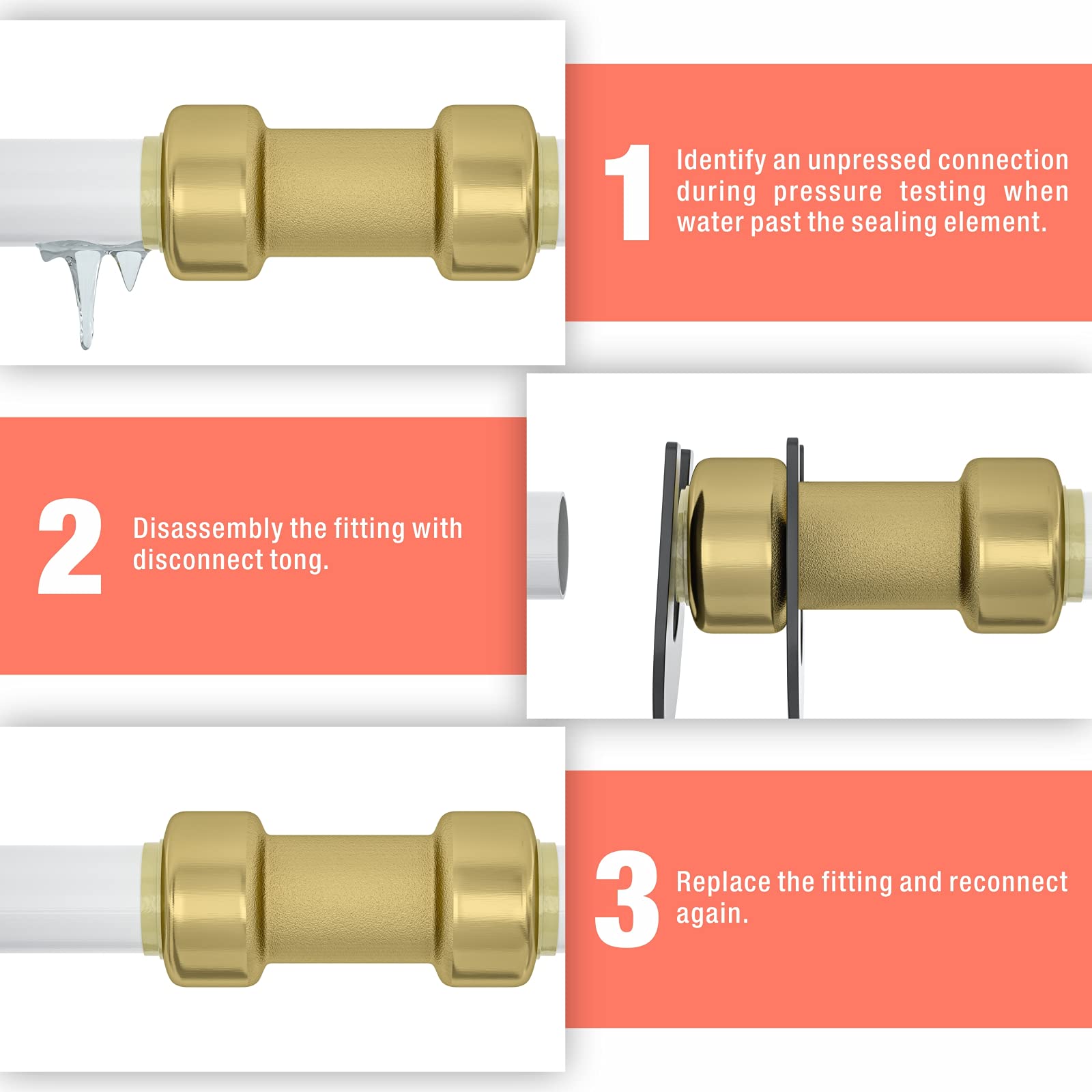 IWISS iCrimp Disconnect Tong used in hydronic heating applications.
