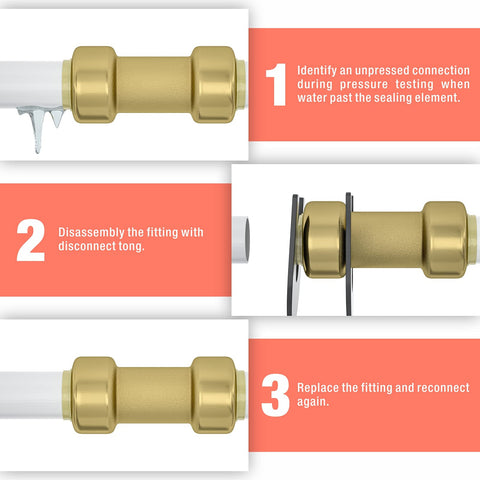 IWISS iCrimp Disconnect Tong used in hydronic heating applications.