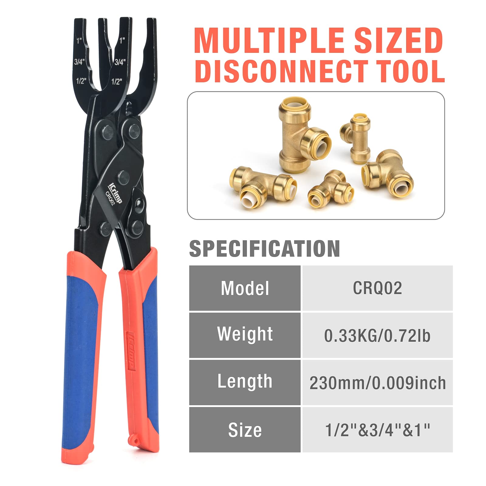 Close-up of the IWISS iCrimp Disconnect Tong release collar aiding fast disconnection.