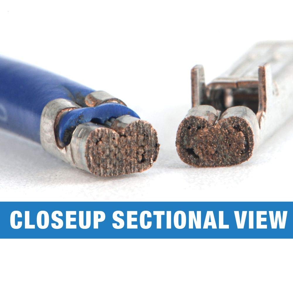 Technician uses IWISS iCrimp for snug crimps and consistent insulation coverage.
