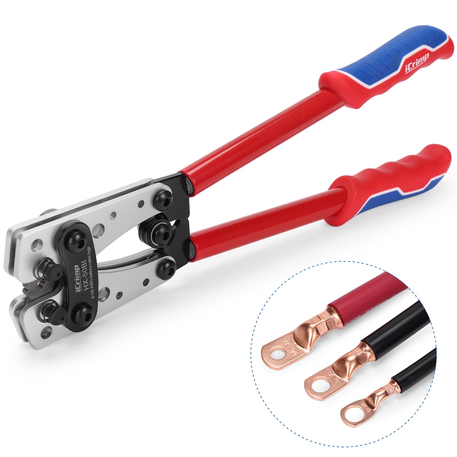 IWISS iCrimp ergonomic design for easy operation