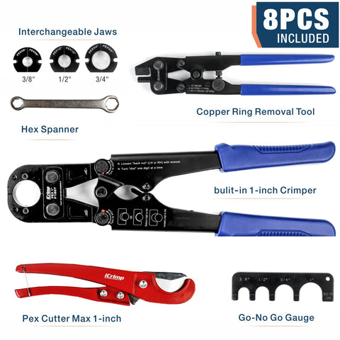 IWISS iCrimp F1807 copper ring removal tool enables easy removal