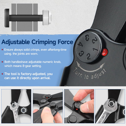 IWISS iCrimp delivers neat crimps with minimal burrs