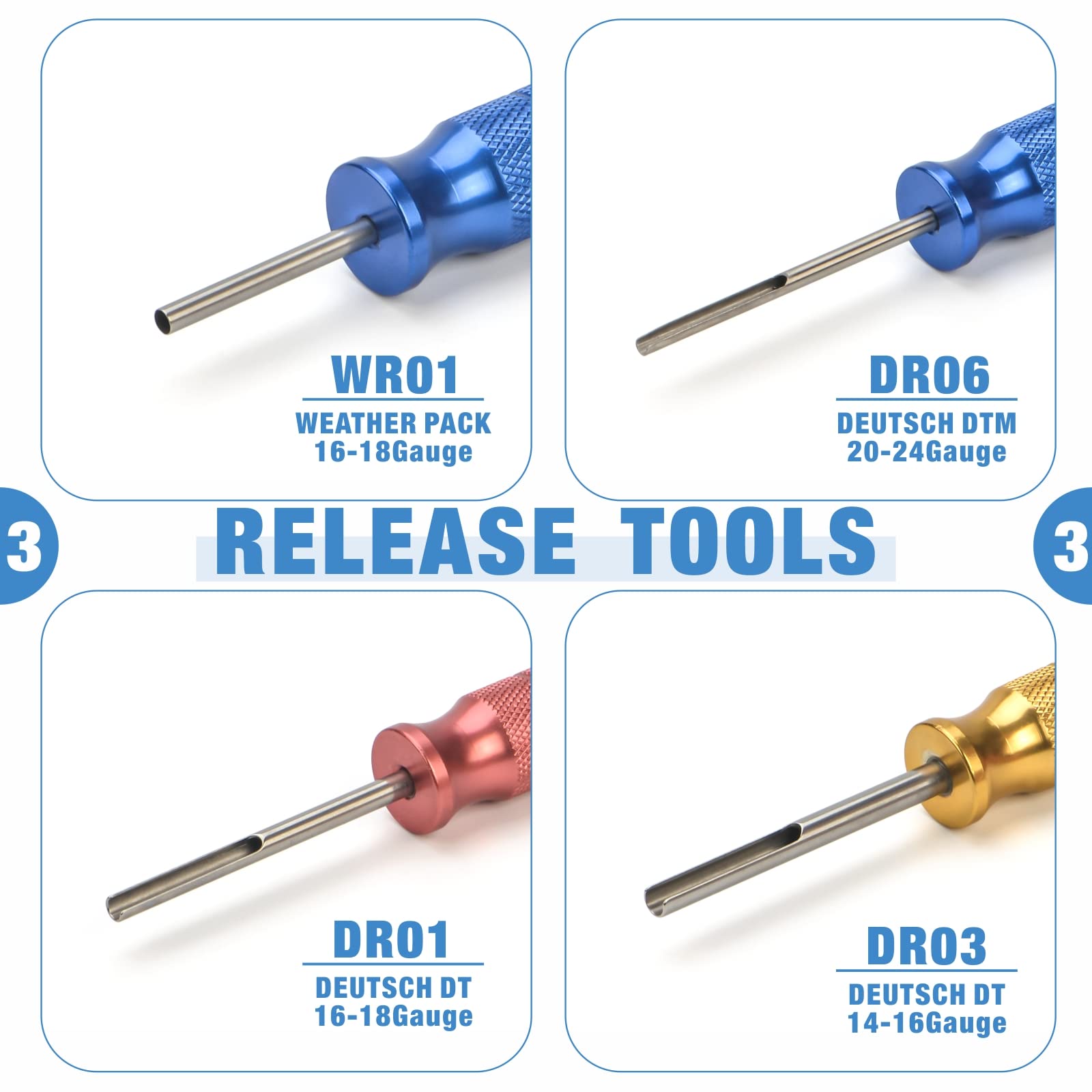 IWISS iCrimp IWC-1424B Weather Pack tool handles Metri-Pack and Weather Pack terminations.