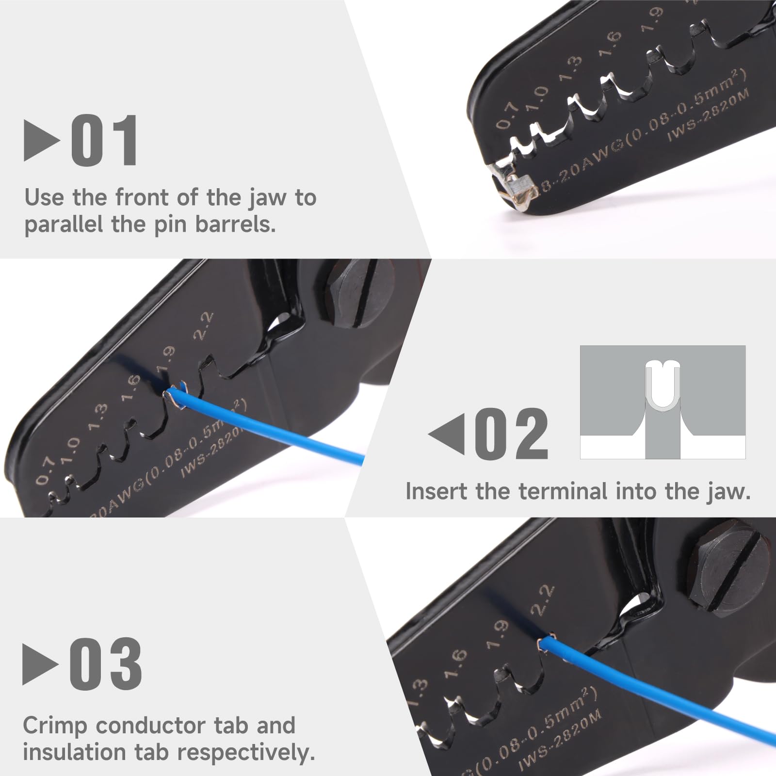 Side view of black oxide body with ergonomic grips