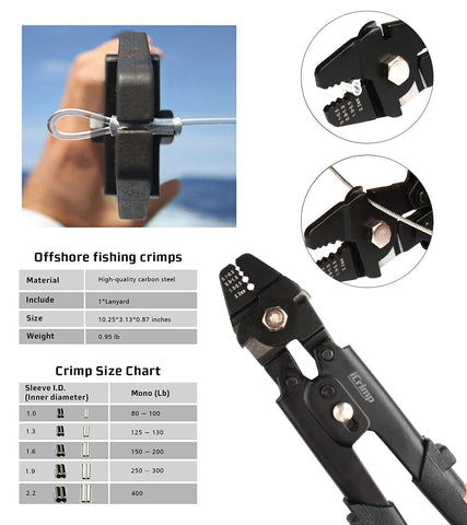 IWISS iCrimp includes one wire rope crimping tool