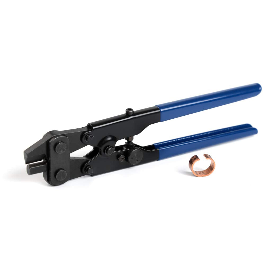 IWISS iCrimp 1210C tool removes copper crimp rings without harming fittings.