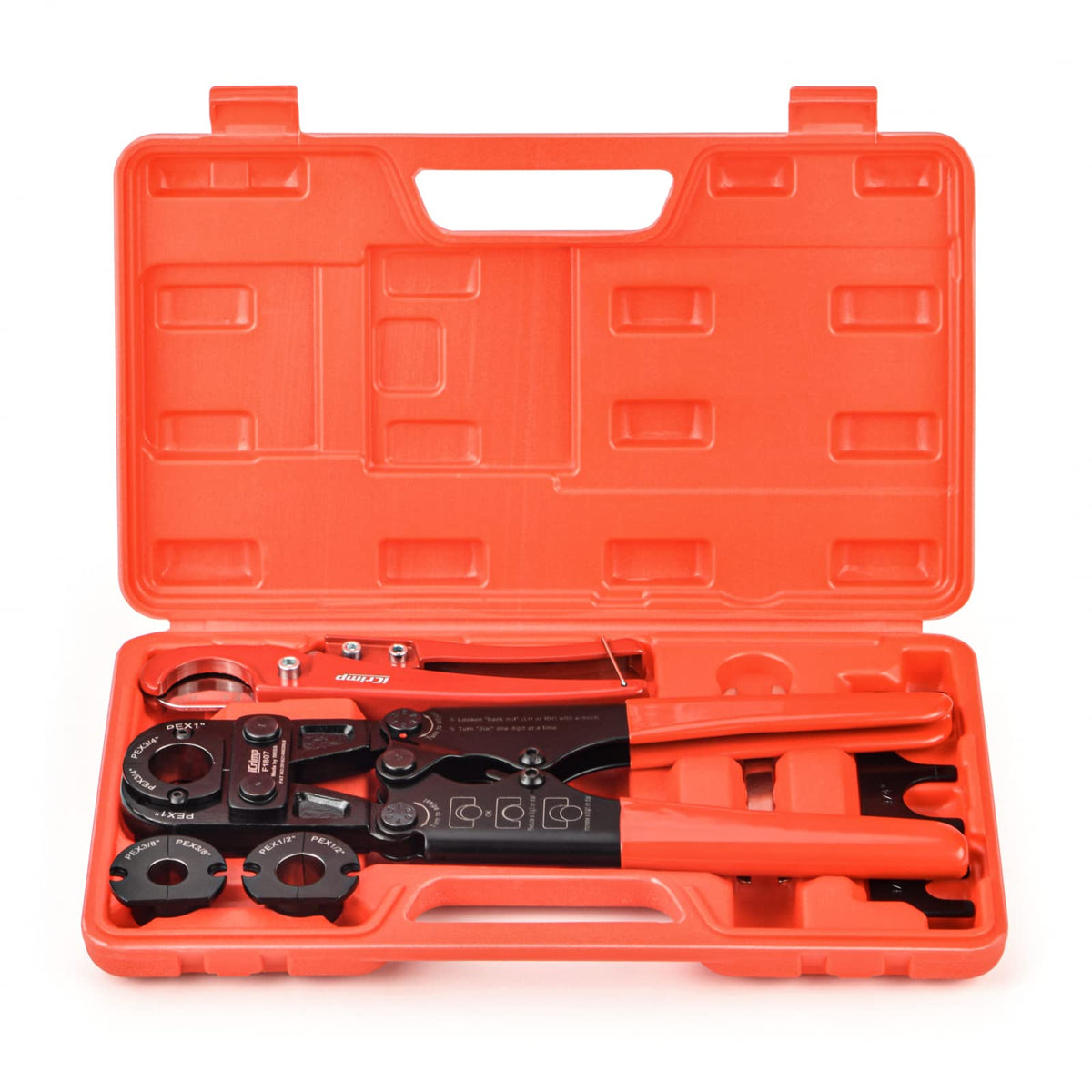 IWISS iCrimp PEX tool with 1-inch crimp for secure fittings