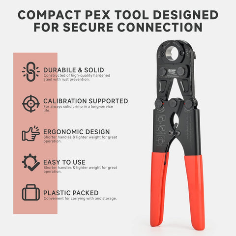 IWISS iCrimp PEX tool 3/4-inch jaw for larger fittings