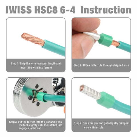 IWISS portable ferrule kit keeps essential parts organized on-site.