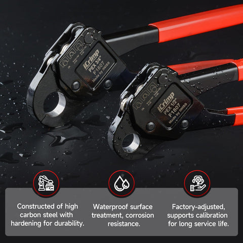 IWISS iCrimp PPR cutter attached for clean pipe prep