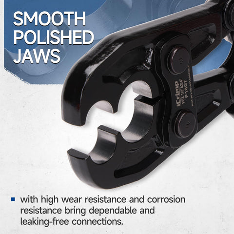 Removal tool from the IWISS iCrimp kit enables quick ring replacement