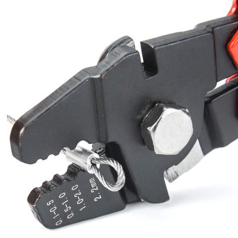 IWISS iCrimp safety lock and lanyard keep the tool secure