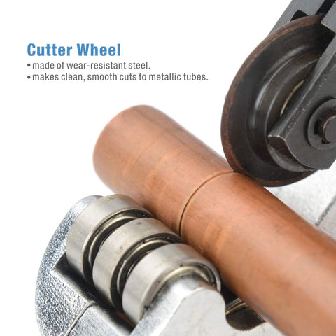 IWISS iCrimp six-roller tracking system for smooth, straight cuts.