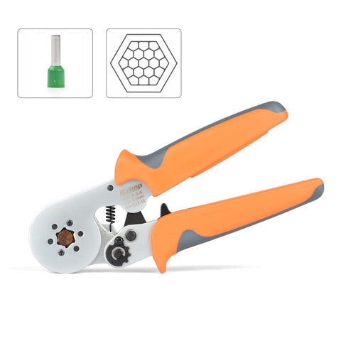 IWISS iCrimp ideal for inserting ferrules into terminal blocks.