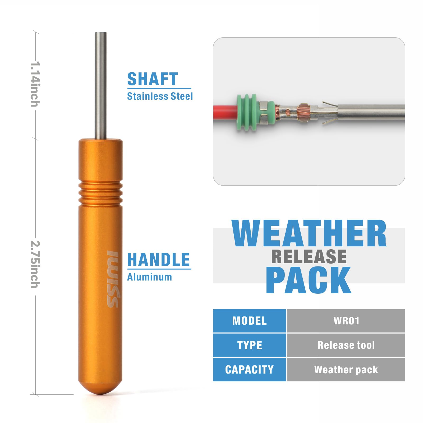 IWISS iCrimp Weather Pack crimp tool die set for consistent terminations