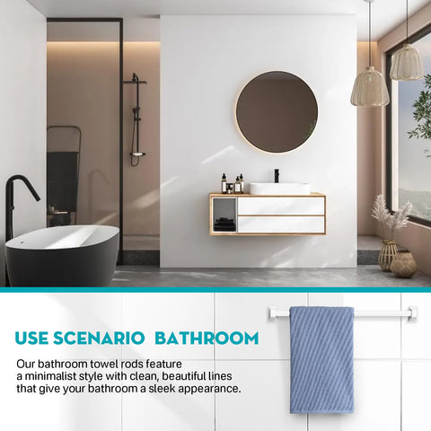 IWIWE cut-to-length towel bar lets you tailor length to your space.