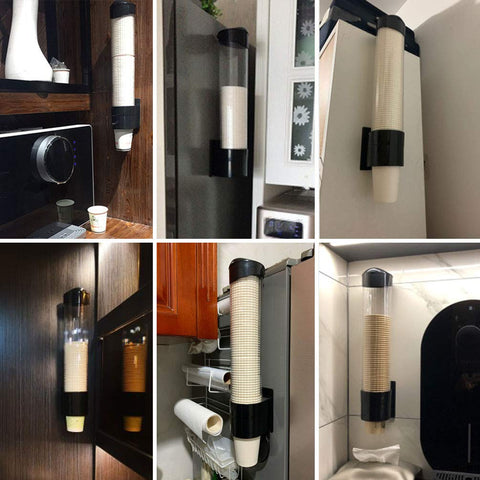 IWNTWY cup dispenser holds 60–80 cups for extended service.
