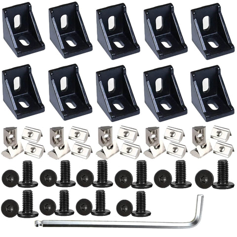 IXGNIJ 4040 corner bracket 90-degree connector for sturdy aluminum frames.