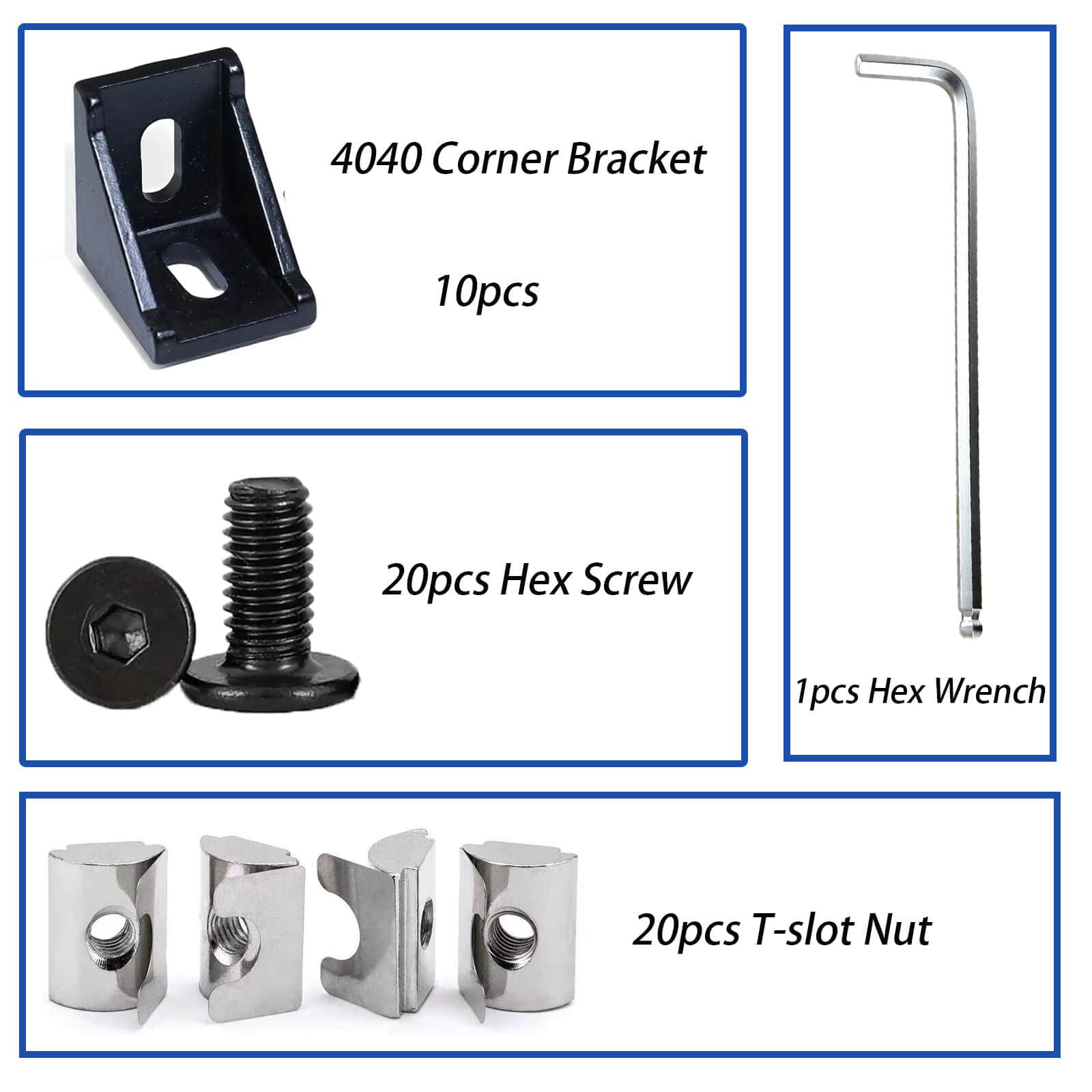 IXGNIJ application: assemble robust frames for 3D printers, CNCs, and robotics.