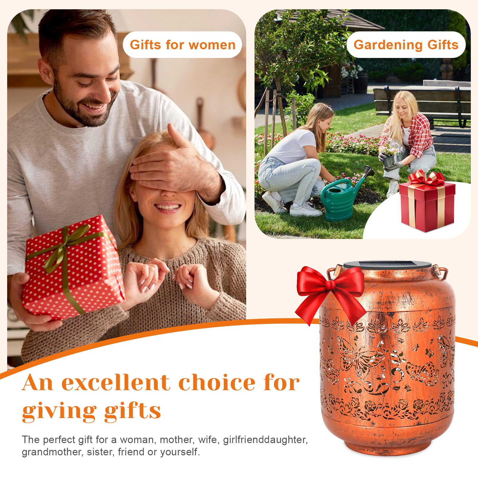 IYEZIGI garden lantern adds vintage charm to yards with copper finish.