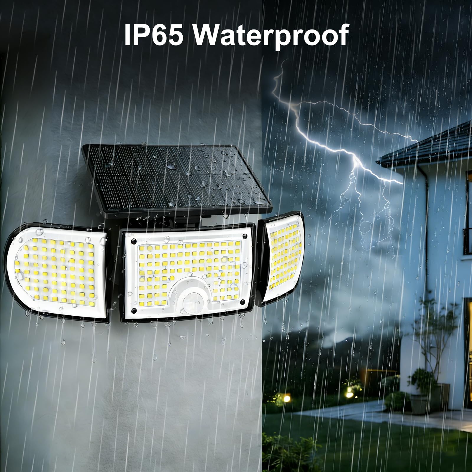 IYGR 270-degree wide-angle wall light for broad outdoor coverage