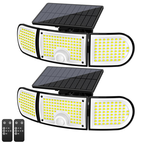 IYGR solar outdoor lights with 3000lm for bright patio illumination