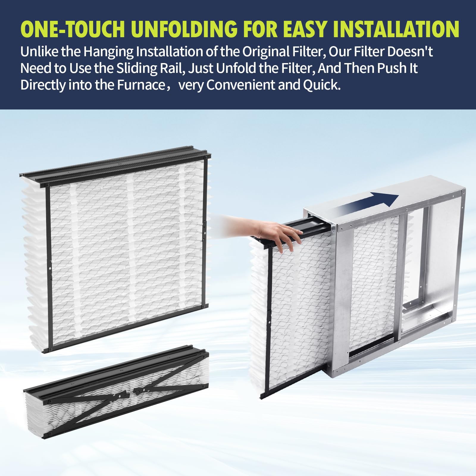 IYOUYA 413 replacement filter pack dust capture helps reduce household dust and dander.