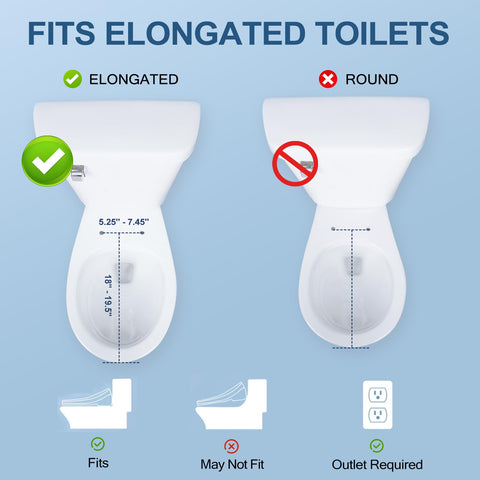 IYTATA electric bidet seat inclusive design for all users