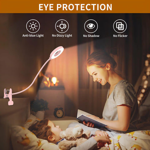 iZELL desk lamp with 10 brightness levels for customizable light
