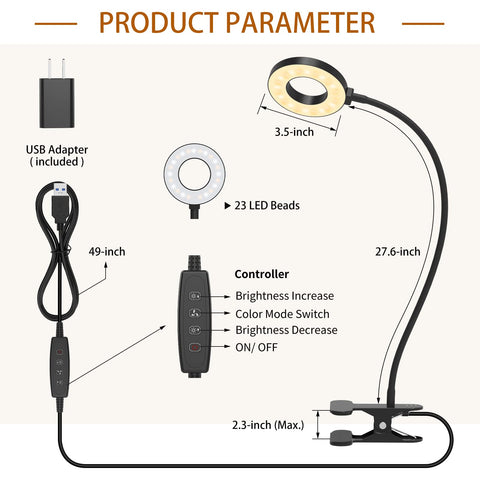 iZELL clip-on design attached to table edge for flexible placement