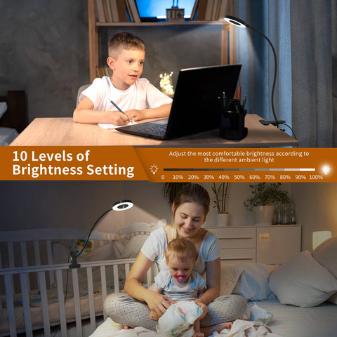 iZELL LED lamp with warm, neutral, and cool modes for versatile tasks