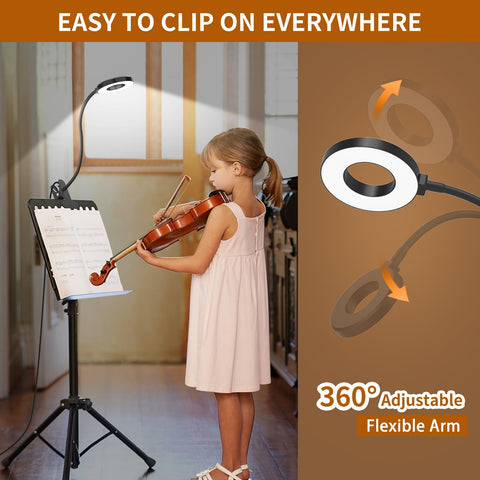 iZELL lamp includes USB power cable and 5V/2A adapter for portability