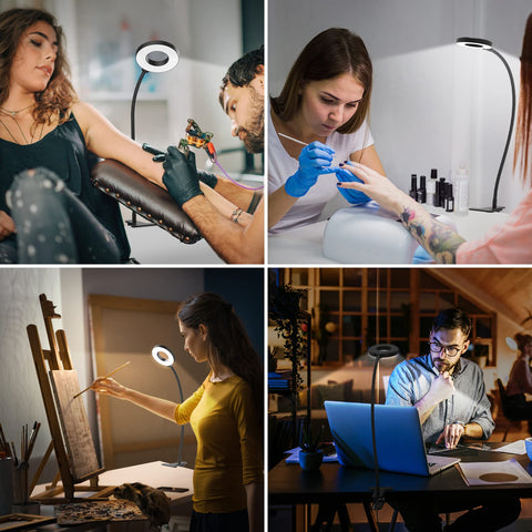 iZELL lighting supports video calls with balanced, steady illumination