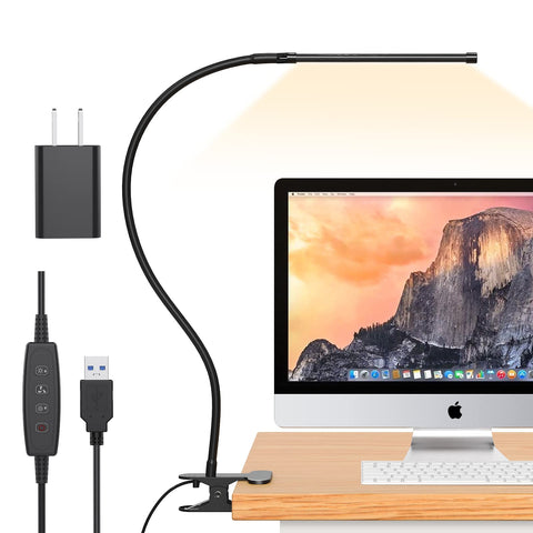 iZELL Reading Light clip-on provides focused bedside illumination for late-night reading.