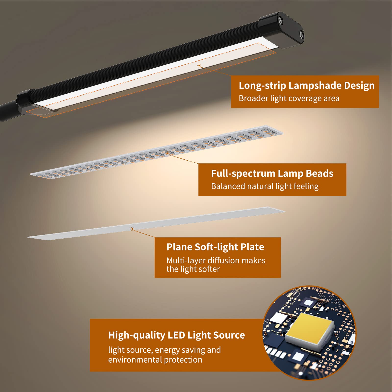 iZELL USB power cable enables portable use with laptops and power banks.
