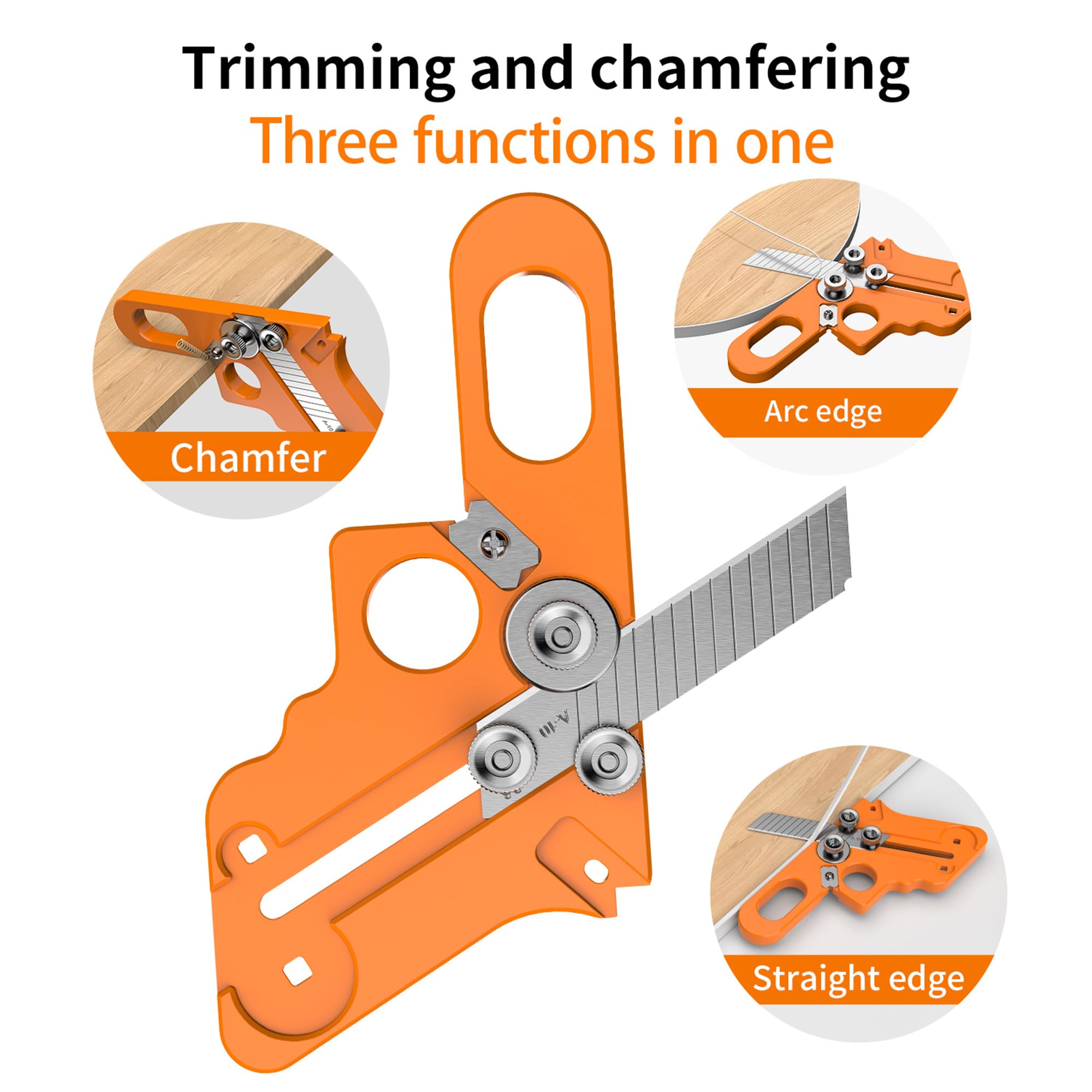 IZIO Edge Banding Trimmer ergonomic handle for comfortable long sessions.