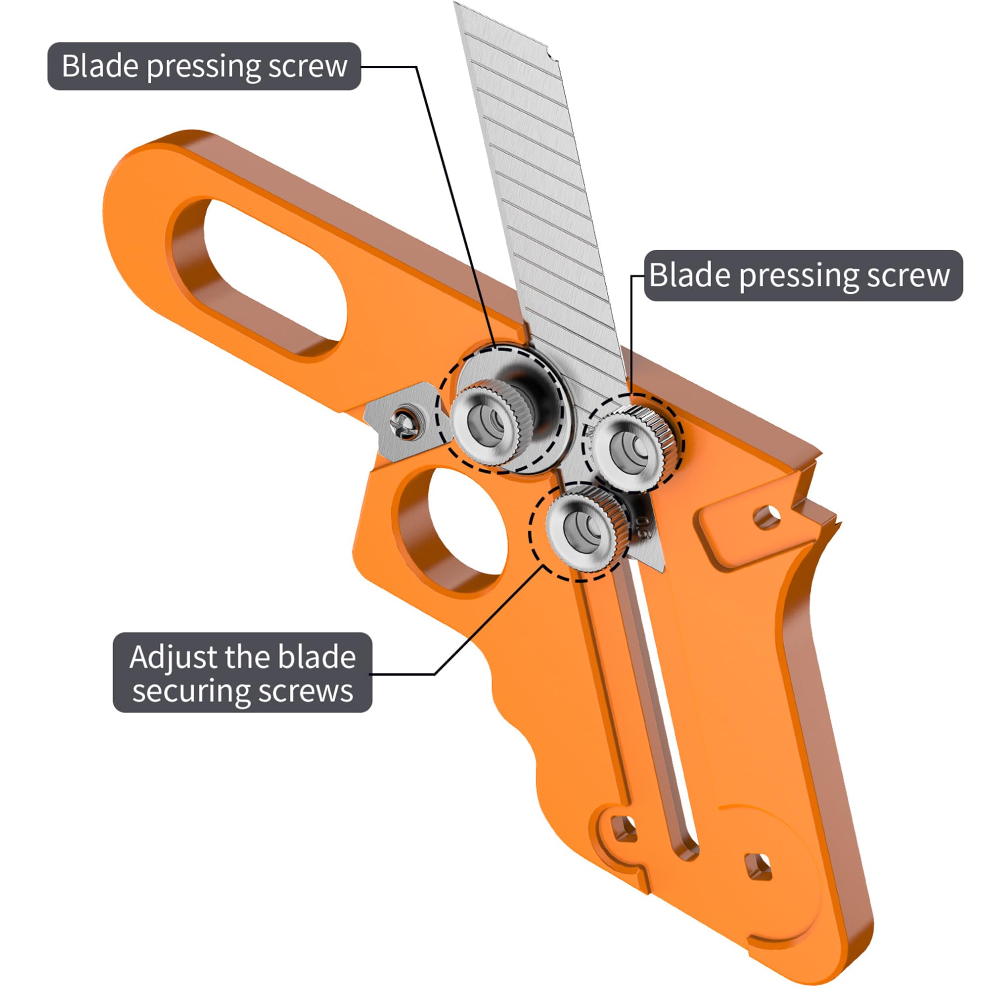 IZIO Edge Banding Trimmer thickened PC frame ensures durability.