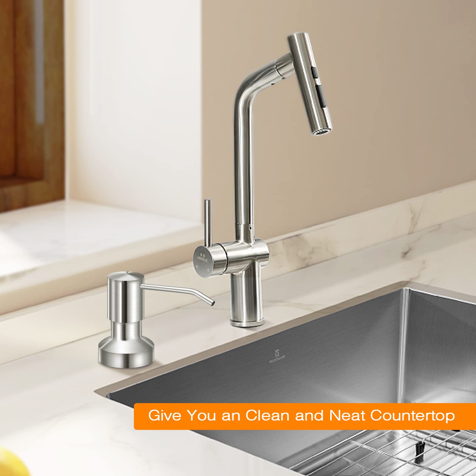 check valve and anti-leak parts help prevent drips