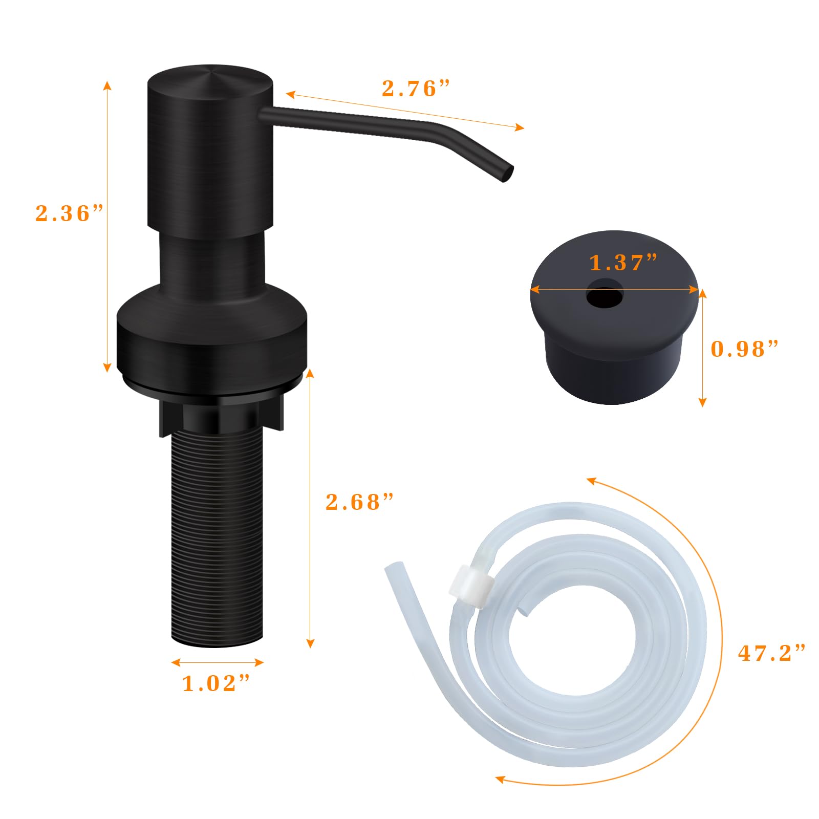 Izolor check-valve prevents leaks along the dispensing line.
